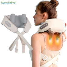 Load image into Gallery viewer, Neck &amp; Shoulder Massager w/Heat
